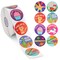 Blue Panda 1000 Pack Spanish Motivational Stickers for Classroom - Bulk Reward Stickers for Kids, Teacher School Supplies (8 Assorted Designs, 1.5 in) - Classroom Supplies